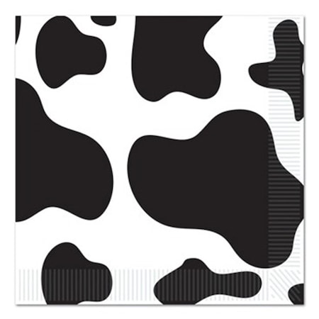 Beistle Cow Print S57729AZ3, 3 striscioni con stampa, 11'' x 12